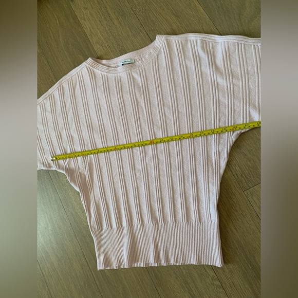 Boat Neck Batwing Wool Blend Sweater, S - Picture 8 of 16